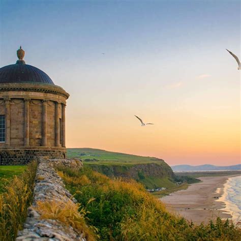 Mussenden Temple By The Cliff Wall Art Photography