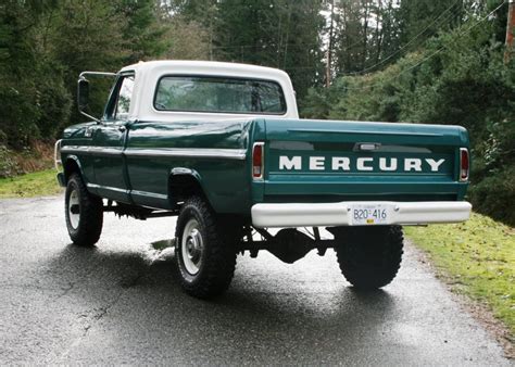 1967 Ford Mercury M250 With 352 V8 4x4 Ford Daily Trucks