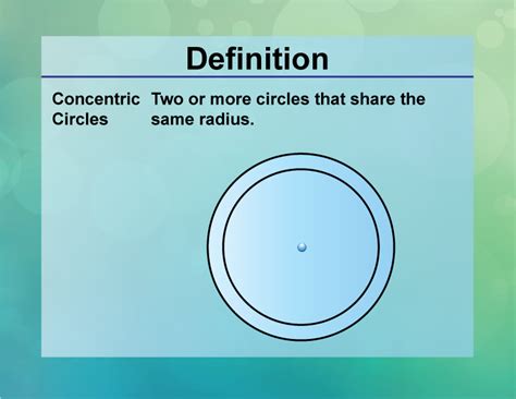Math Definitions Collection Circles Media4math