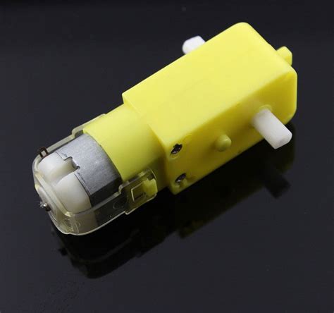 Since the encoder is mounted to the motor shaft, and we want to measure the gear box shaft (output shaft) rotation, then the resolution of the encoder depend on the gearbox ratio. Yellow DC Motor 6V Philippines - Makerlab Electronics