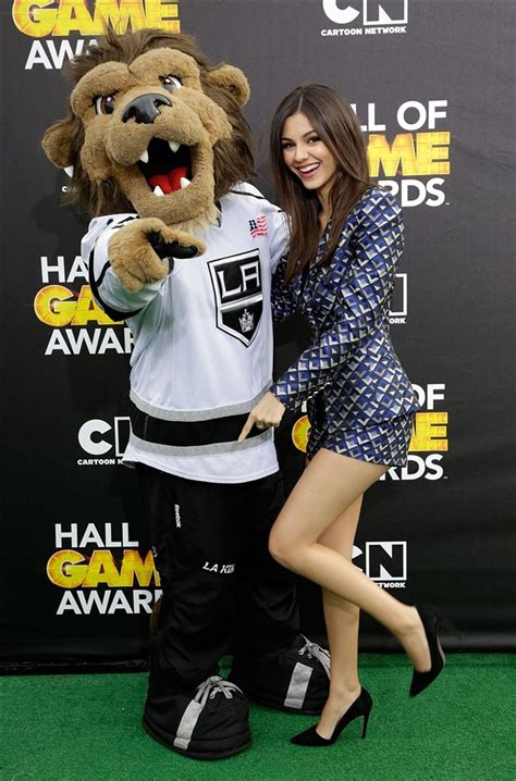 Victoria Justice Attends A Furry Convention In Short
