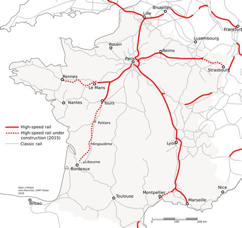 Rail Map Of France Table Rock Lake Map