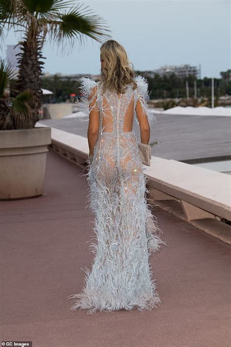 Lady Victoria Hervey 44 Wows In A Sheer Diamante Dress At The Better