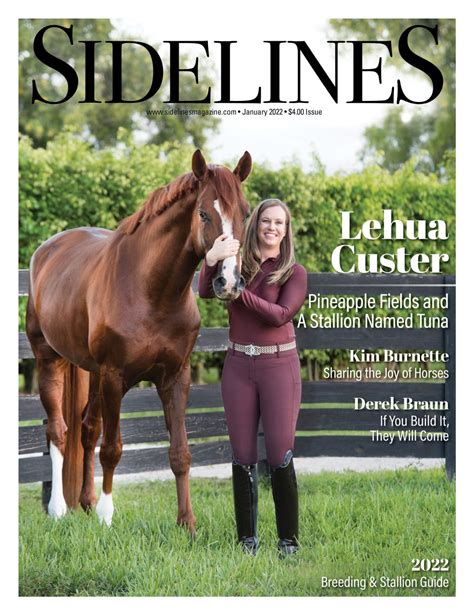 January 2022 Table Of Contents Sidelines Magazine