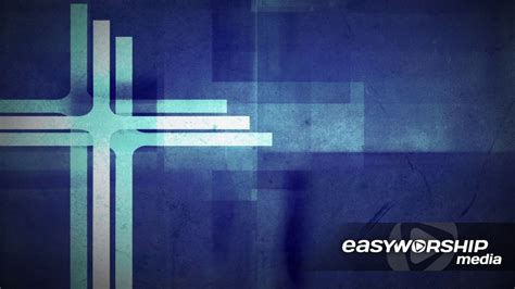 Three Crosses Blue 4 By Playback Media Easyworship Media