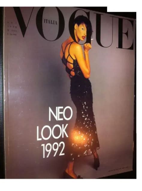 Vogue Italia 1992 Linda Evangelista Top Issue Versace Y Ghauri T Soto