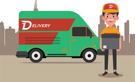 Download Vector Of Delivery Truck 63553554 Transprent Png Pay Cash