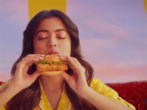 Rashmika Mandanna Used To Pretend To Be A Vegetarian Seeing Her Eating Chicken Burger People Got
