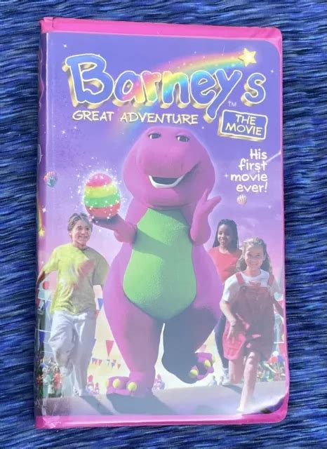 Barney Barneys Great Adventure The Movie Vhs 1998 Actimates Lyrick