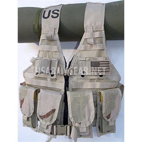New Made In Usa Army Military Molle Ii Camouflage Desert Tan Airsoft