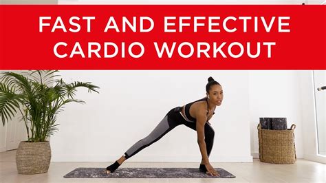 QUICK FAT BURNING CARDIO WORKOUT AT HOME NO EQUIPMENT SMSTRETCHING USA YouTube