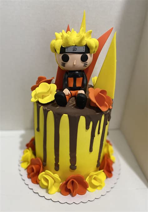 Pastel De Naruto 💕 Fondant Cakes Buttercream Cake Cake Decorating