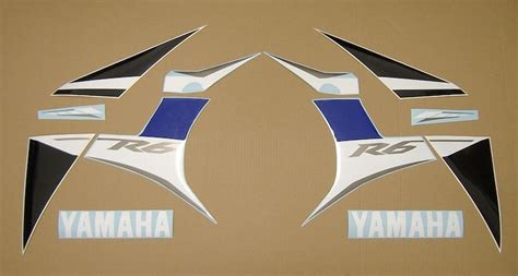 Yamaha Yzf R6 2008 Au Version Decals Stickers Set Kit Etsy