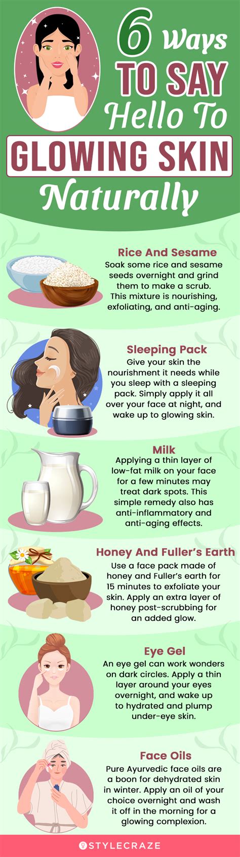 6 Simple Ways To Make Skin Glow Overnight