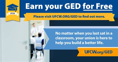 Earn Your Ged For Free Through Ufcw Ufcw Local 400