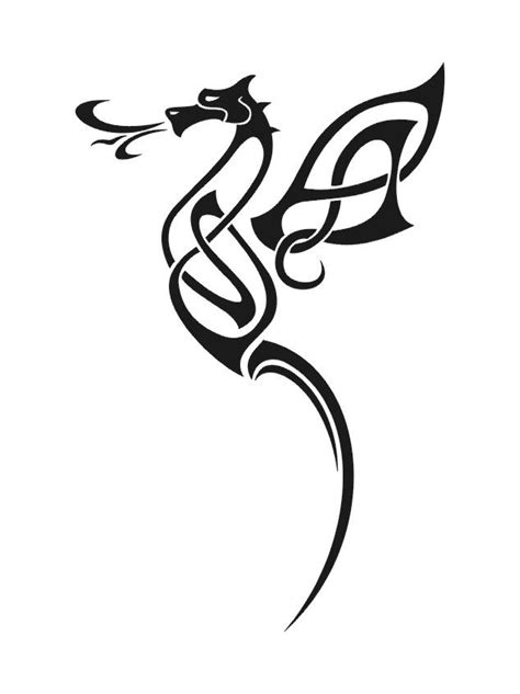 Celtic Wyrm By Lcn On Deviantart Small Dragon Tattoos Celtic Dragon