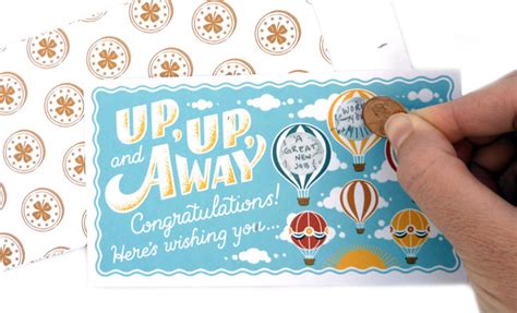 So we thought we'd put a … i guess this falls under apple not being able to see into the future. DIY Scratch Off Cards: Lucky You! by Leafcutter Designs