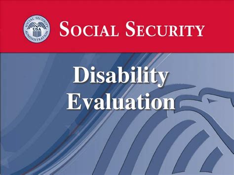 Ppt Disability Evaluation Powerpoint Presentation Free Download Id