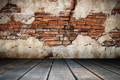 Brick Wall And Crumbling Plaster Old Brick Wall Faux Brick Walls