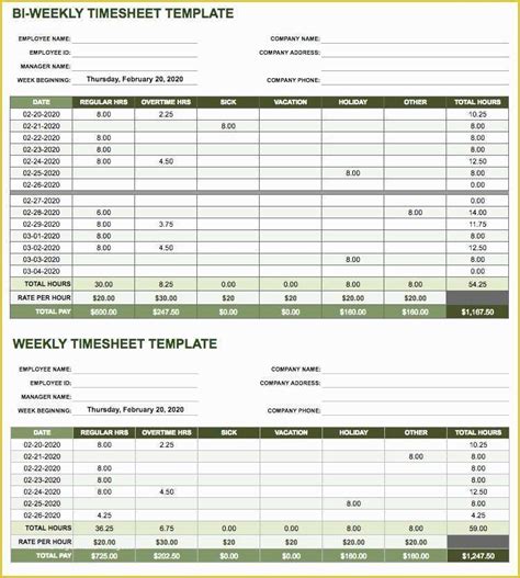 Sample Bi Weekly Timesheet For Why You Might Want Exempt Bi Weekly