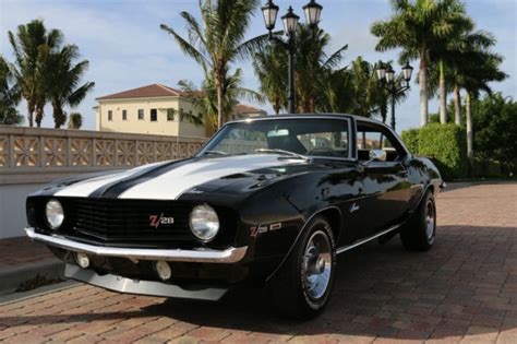 1969 Camaro Black Z28 For Sale Photos Technical Specifications