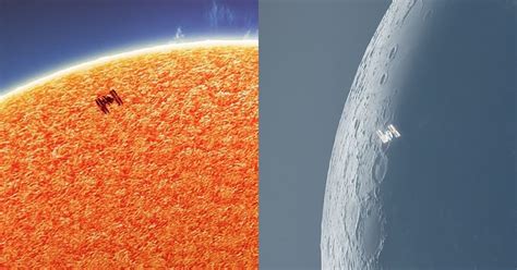 Photographer Captures The International Space Station As It Crosses The Sun And Moon From His