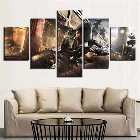 Assassins Creed Syndicate Movie 5 Panel Canvas Art Wall Decor