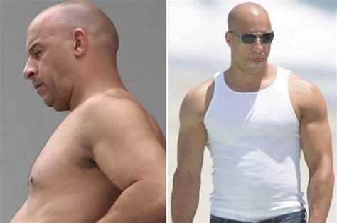Vin Diesel Has Been Spotted Without The Rock Hard And And Bulging