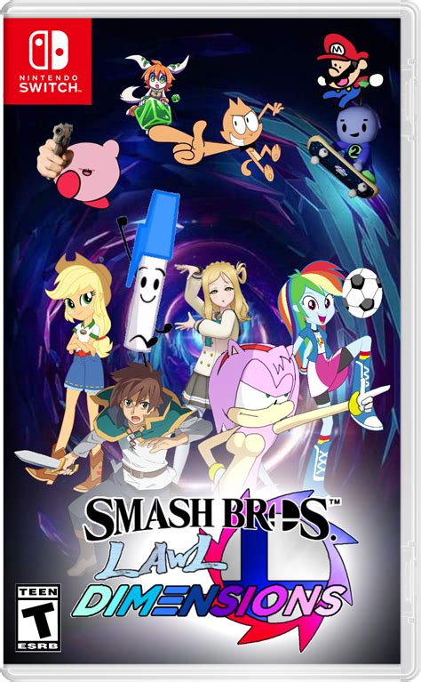 Smash Bros Lawl Dimensions Game Cover By Sparklysimon On Deviantart