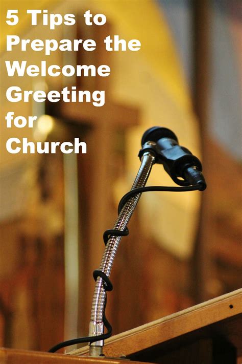 5 Tips To Prepare The Welcome Speech At Church Church Welcome Center