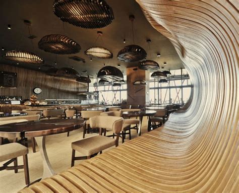 Plankton Art Organic Decor Bar Interior Walls Entire Modern Coffee