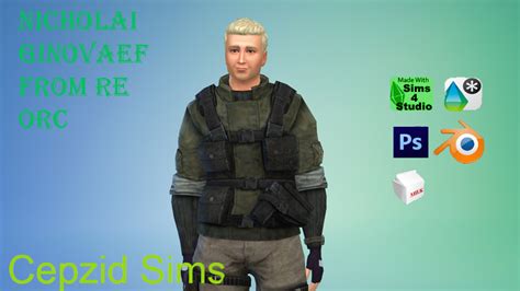 Sims 4 Ccs The Best Nicholai Ginovaef Outfits From Resident Evil Orc By Cepzid Sims
