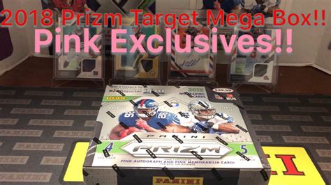 ( 5.0 ) out of 5 stars 8 ratings , based on 8 reviews 2018 Prizm Football Target Mega Box. Pink Exclusives ...