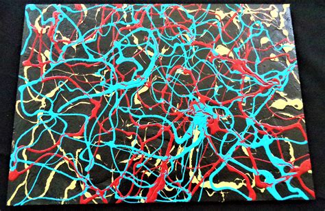 Sold Price Signed Jackson Pollock Drip Painting On Board July 6 0118 8 00 Pm Edt