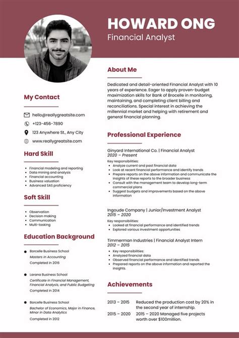 Completely Free Printable Resume Templates Modern Resume Template Hot Sex Picture