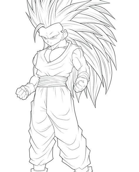 Goku Ssj Coloring Pages At Getcolorings Free Printable Colorings 2176