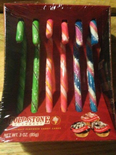 Bee 6pc Cold Stone Creamery Ice Cream Flavored Candy Canes Candies