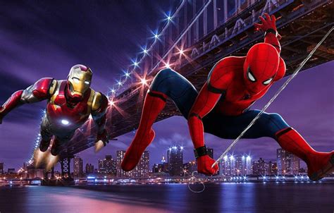 Spiderman Ironman Wallpapers Top Free Spiderman Ironman Backgrounds
