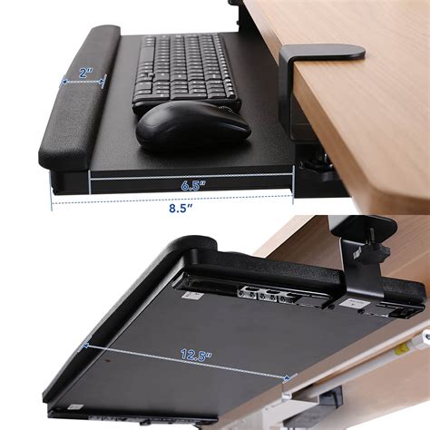 Buy Flexispot Large Keyboard Tray Under Desk Ergonomic 25”x 12” C Clamp