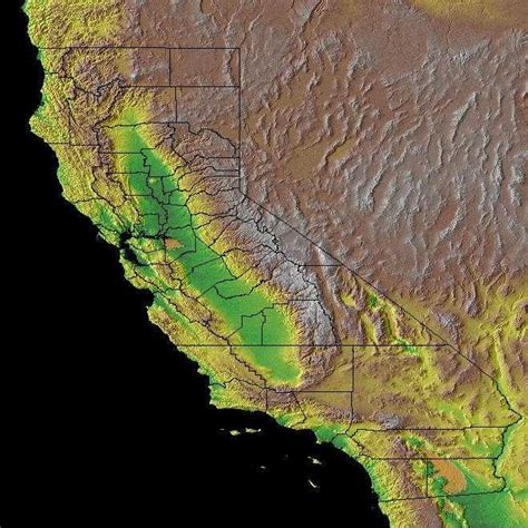 California Geography California Regions And Landforms