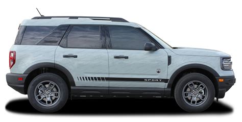 Break Ford Bronco Side Door Rocker Stripes Vinyl Graphics Decals Kit