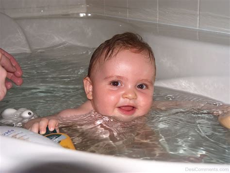 Baby Bathing In Tub DesiComments