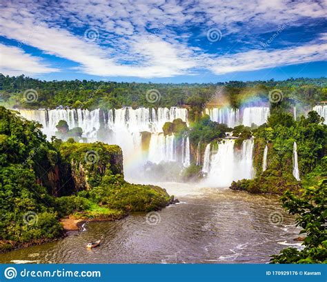 incredible-exotic-waterfalls-of-iguazu-stock-photo-image-of-drop