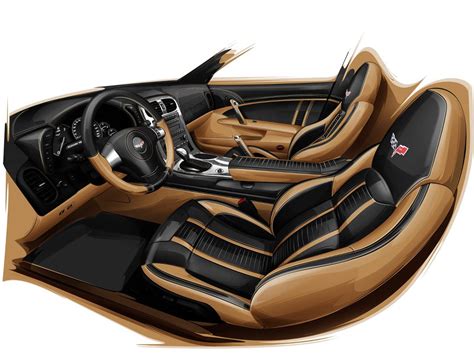 Corvette C6 Custom Interior Pepper And Vanilla Autoevolution