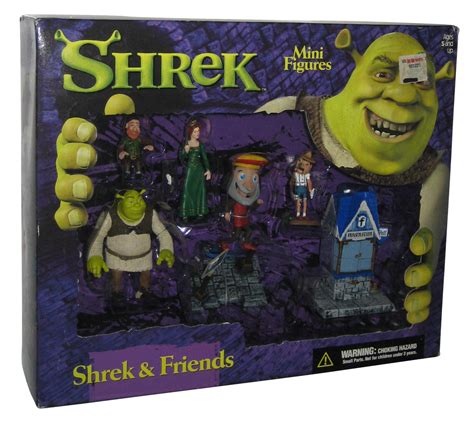 Shrek And Friends Mcfarlane Toys 2001 Mini Figure Toy Playset
