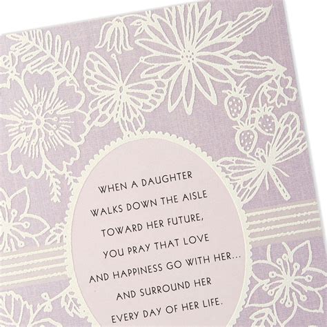 Blessings And Love Wedding Card For Daughter Greeting Cards Hallmark