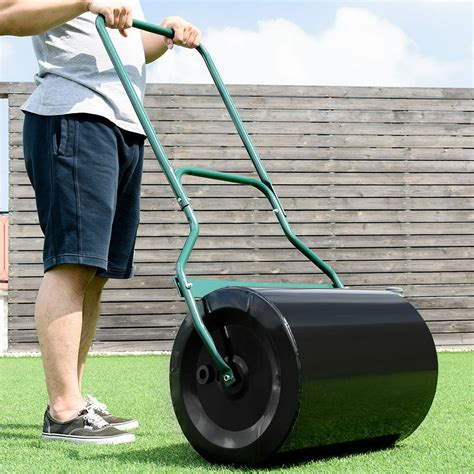 Costway 16x 20 Heavy Duty Push Tow Lawn Roller Roller