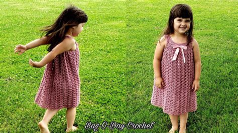 Easy Crochet Toddler Dress Simply Beautiful Bag O Day Crochet