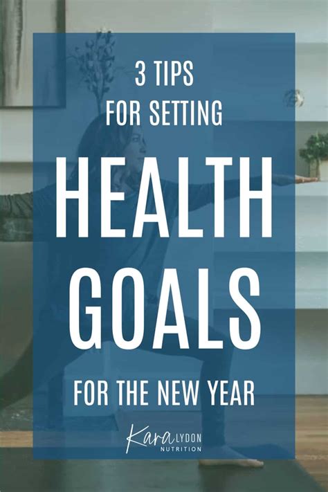 How To Set Sustainable Health Goals For The New Year Kara Lydon