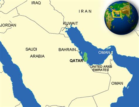 Physical map of qatar showing major cities, terrain, national parks, rivers, and surrounding countries with international borders and outline maps. Map of Qatar. Terrain, area and outline maps of Qatar ...